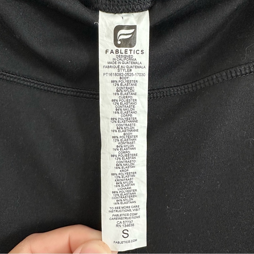 Fabletics Mid-Rise Mesh Powerhold Leggings Size: S - Picture 4 of 7